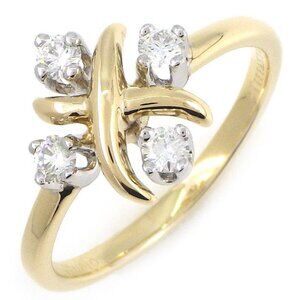 Tiffany & Co Ring Jean Schlumberger 4 Point Diamond 18K Yellow